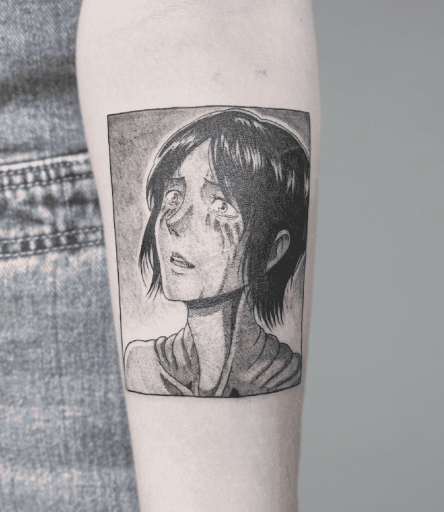 Ymir Frame Attack on Titan Tattoo