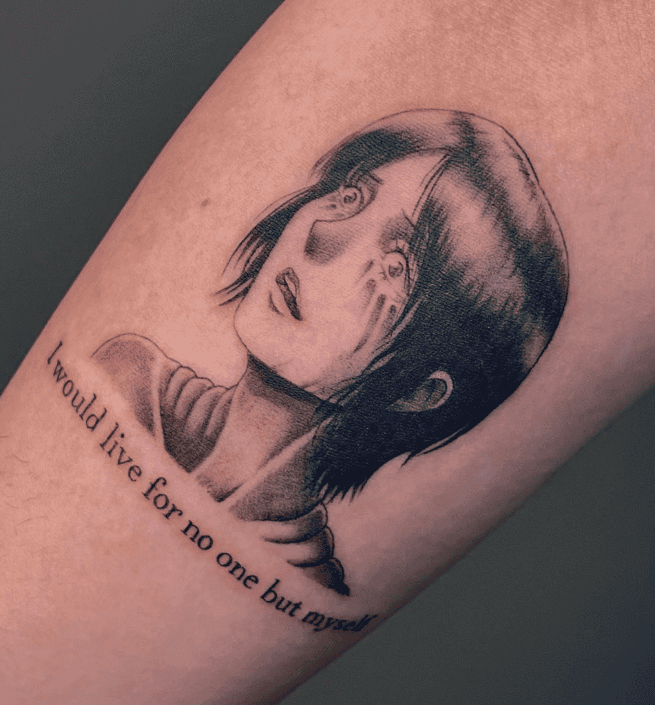Ymir Quote Attack on Titan Tattoo