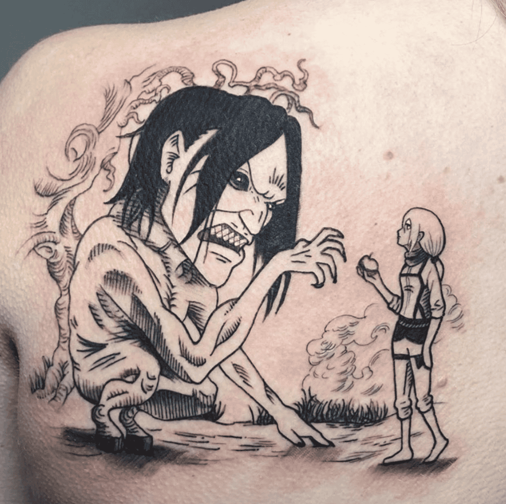 Ymir Titan Attack on Titan Tattoo