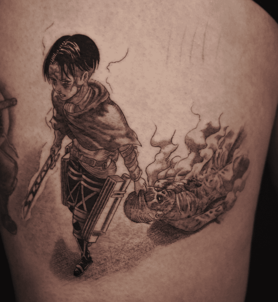 Zeke Yeager Attack on Titan Tattoo