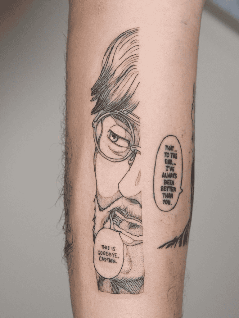 Zeke Yeager Quote Attack on Titan Tattoo