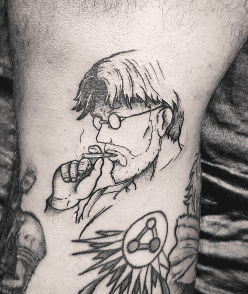 Zeke Yeager Smoke Attack on Titan Tattoo