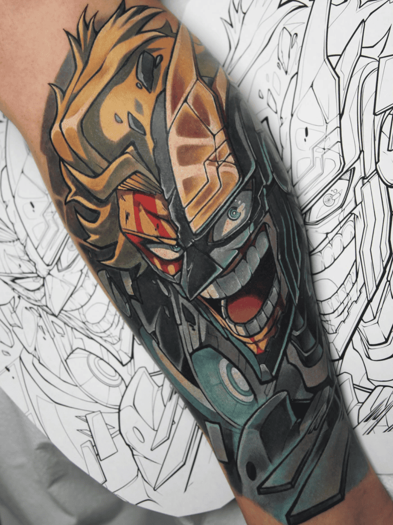 All Might Armour My Hero Academia Tattoo