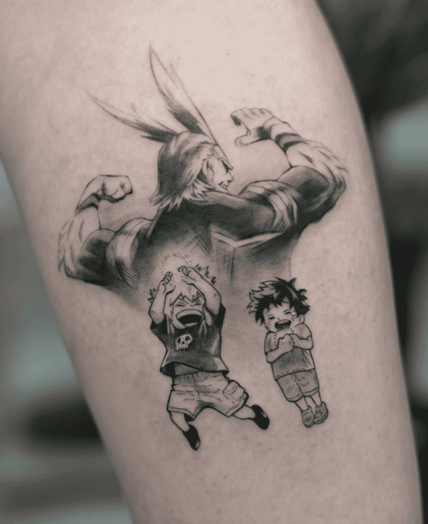 All Might Hero My Hero Academia Tattoo