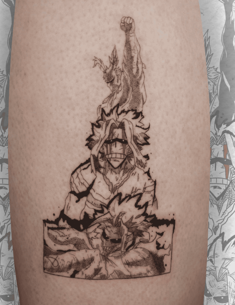 All Might Life My Hero Academia Tattoo