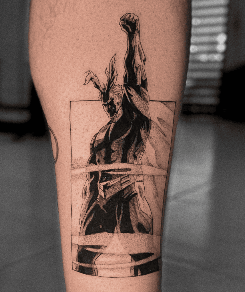 All Might My Hero Academia Tattoo