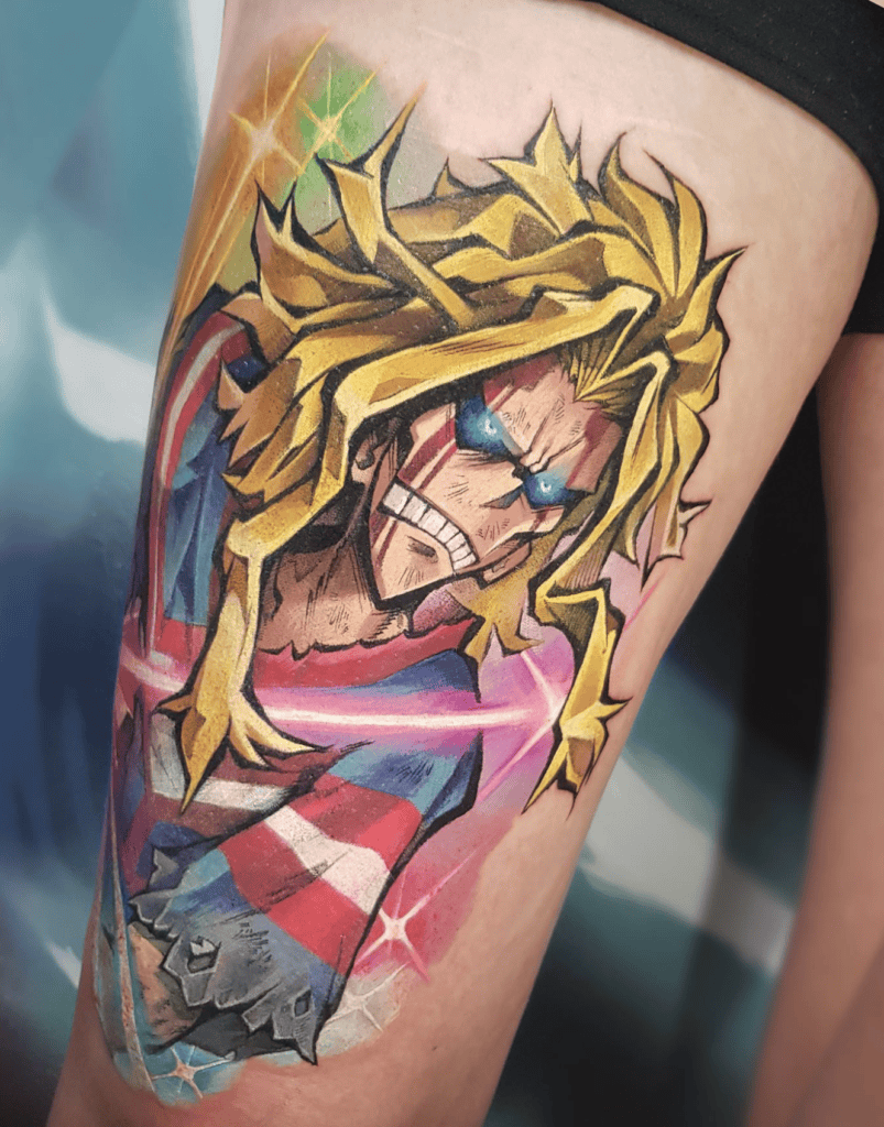 All Might One For All My Hero Academia Tattoo