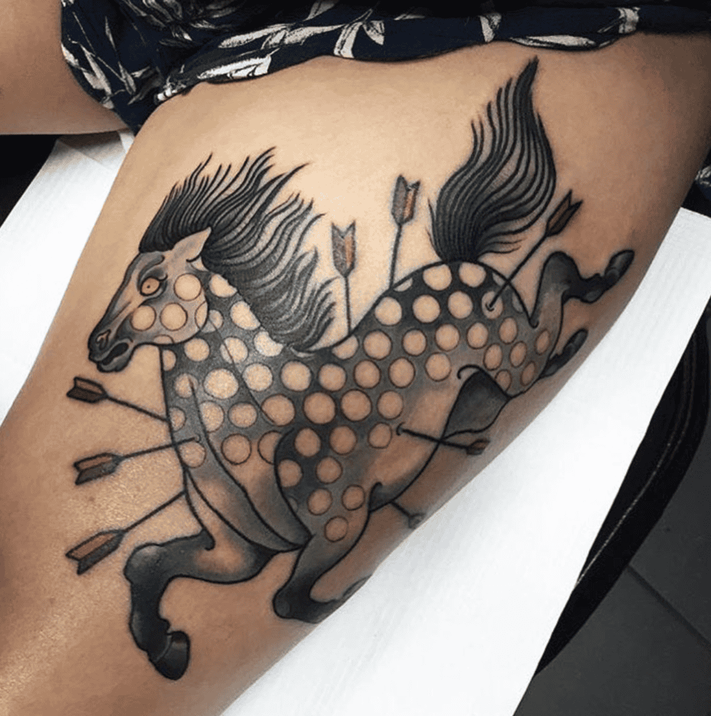 Appaloosa Arrow Horse Tattoo