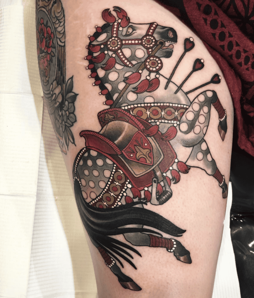 Arabian Horse Rear Tattoo