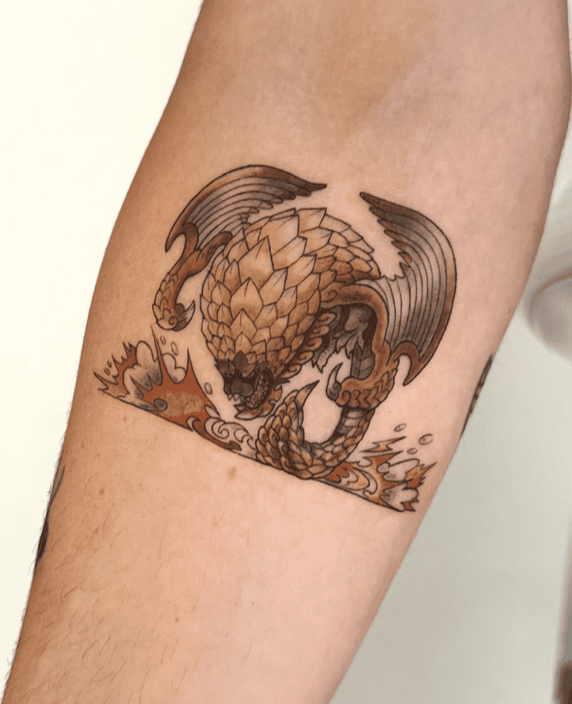 Bazelgeuse Monster Hunter Tattoo