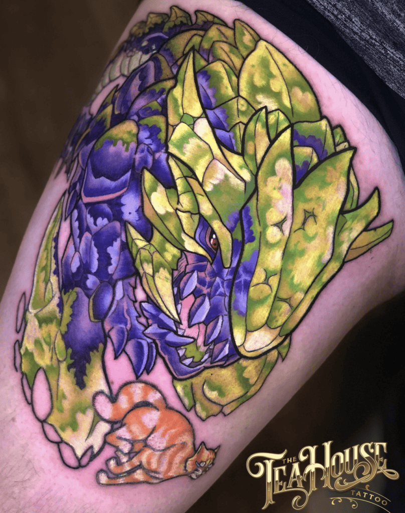 Brachydios Monster Hunter Tattoo