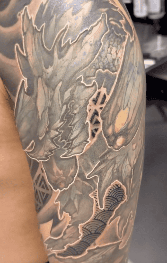 Brachydios Raging Monster Hunter Tattoo