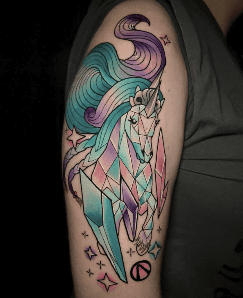 Butt Stallion Graceful Horse Tattoo