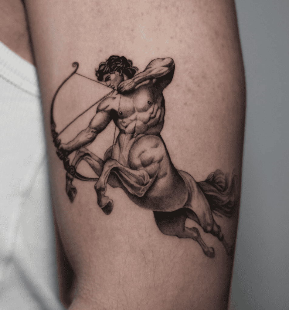 Centaur Bow Horse Tattoo