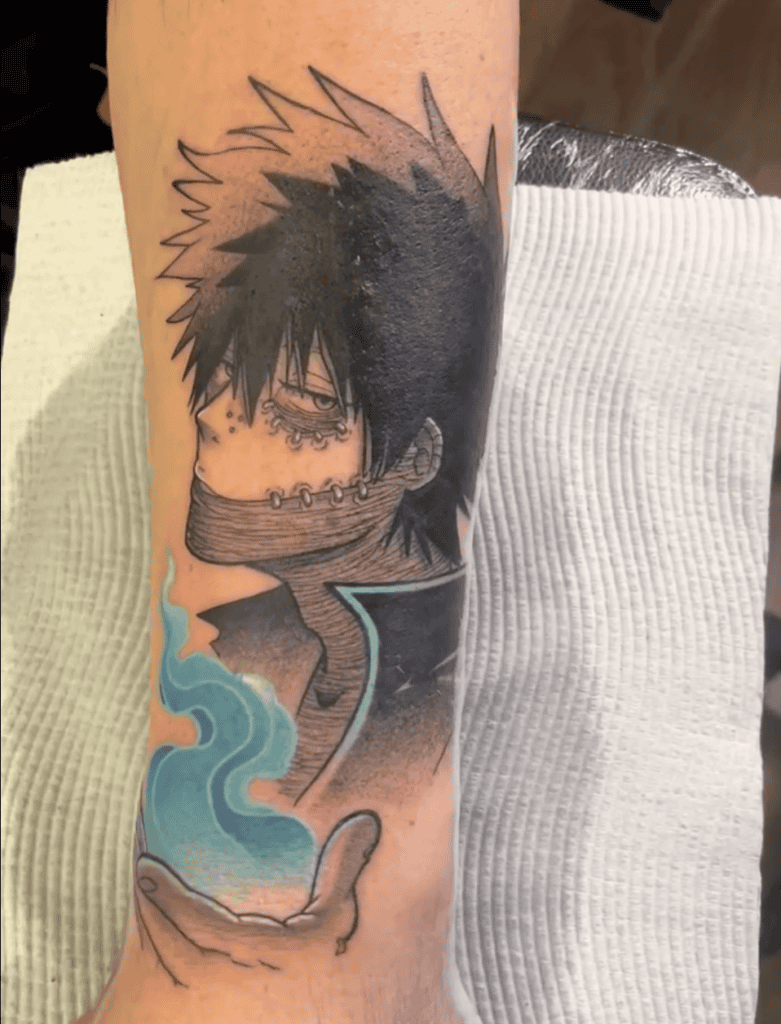 Dabi Flame My Hero Academia Tattoo