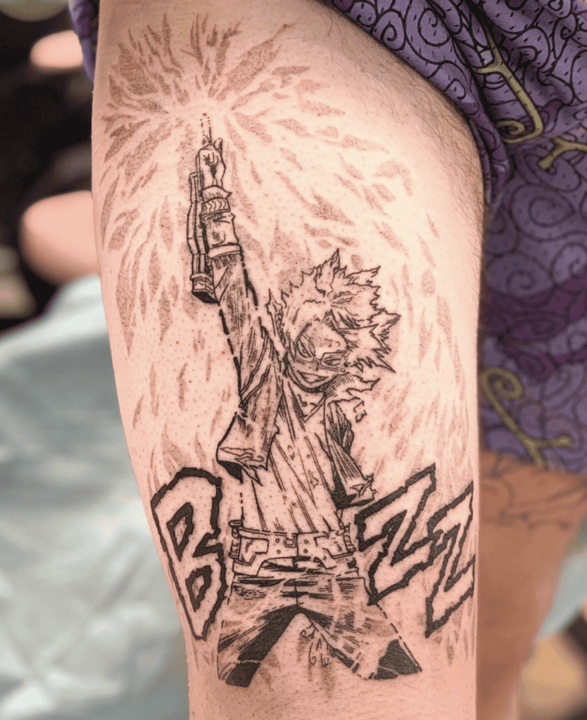 Denki Kaminari My Hero Academia Tattoo