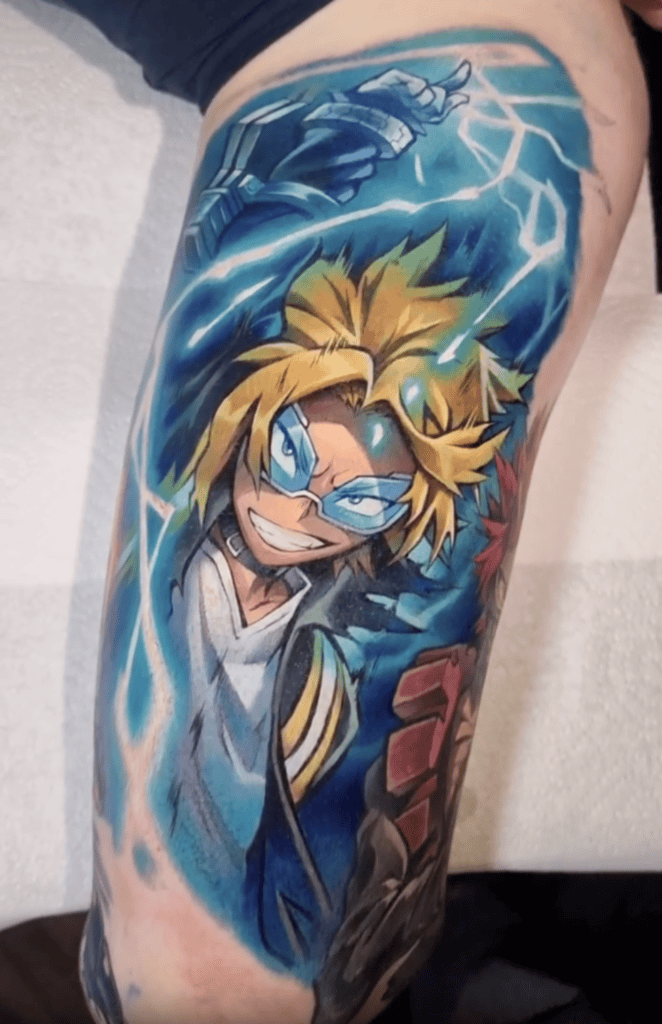 Denki Kaminari Power My Hero Academia Tattoo