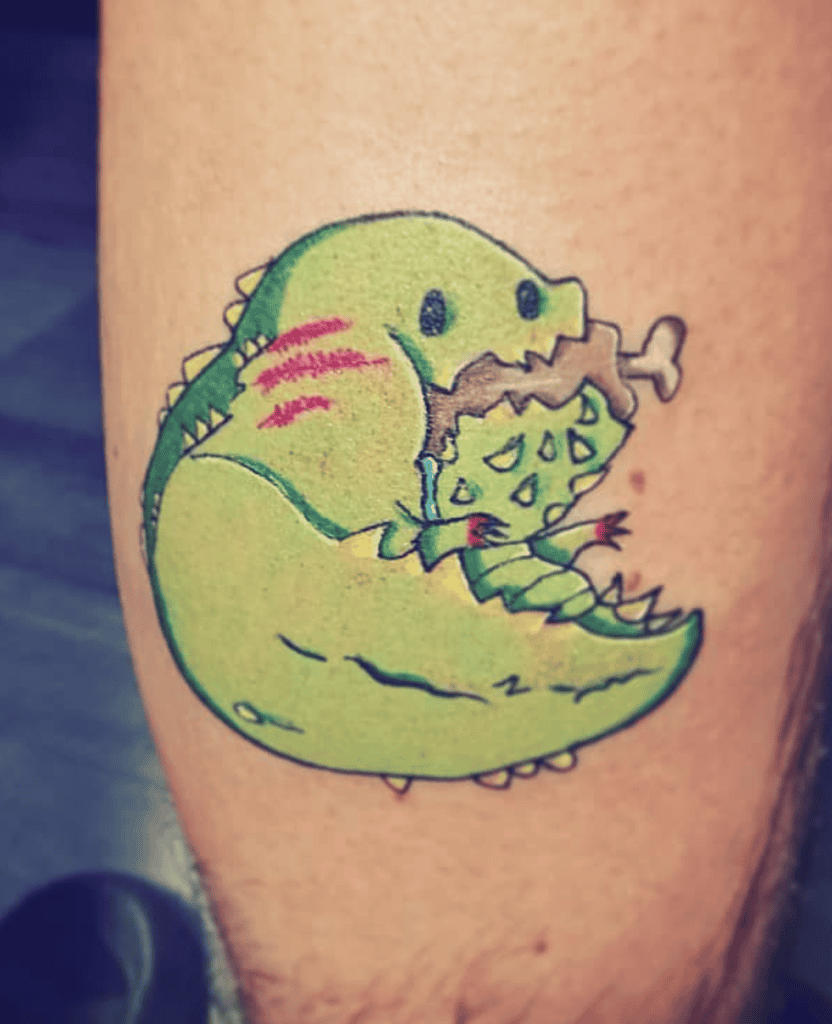 Deviljho Cute Monster Hunter Tattoo