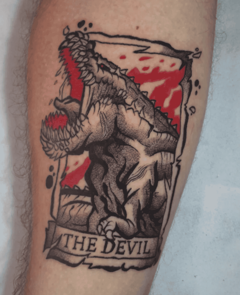 Deviljho Tarot Monster Hunter Tattoo