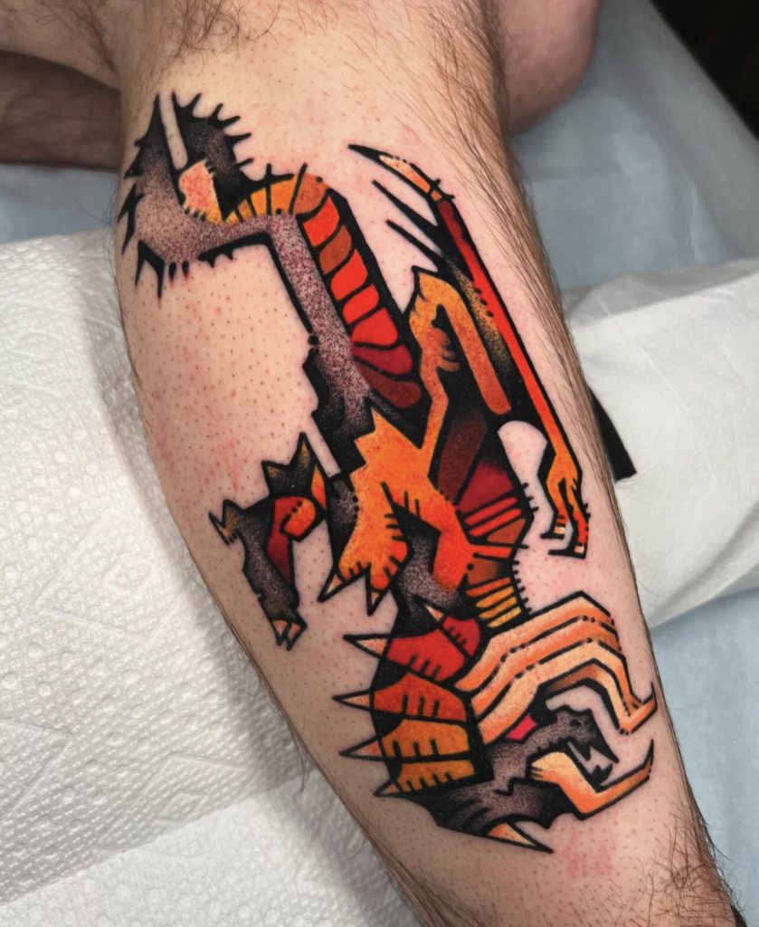 Diablos Monster Hunter Tattoo