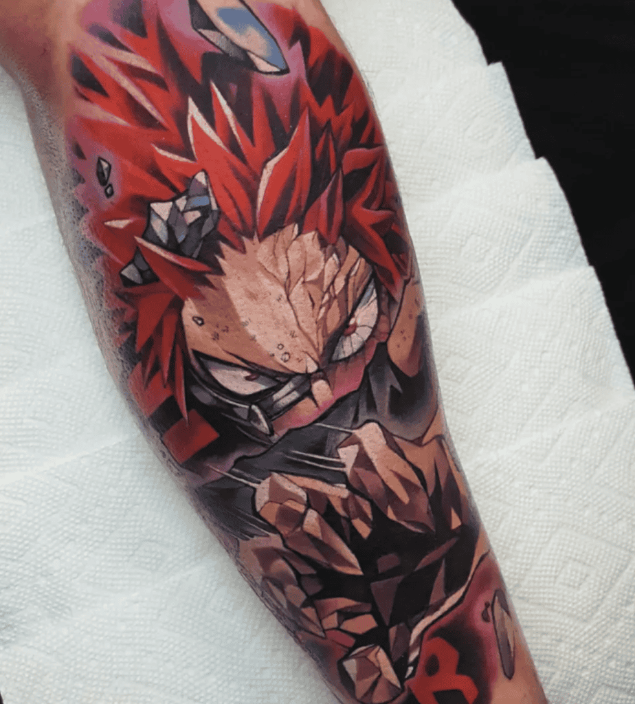 Eijiro Kirishima Block My Hero Academia Tattoo