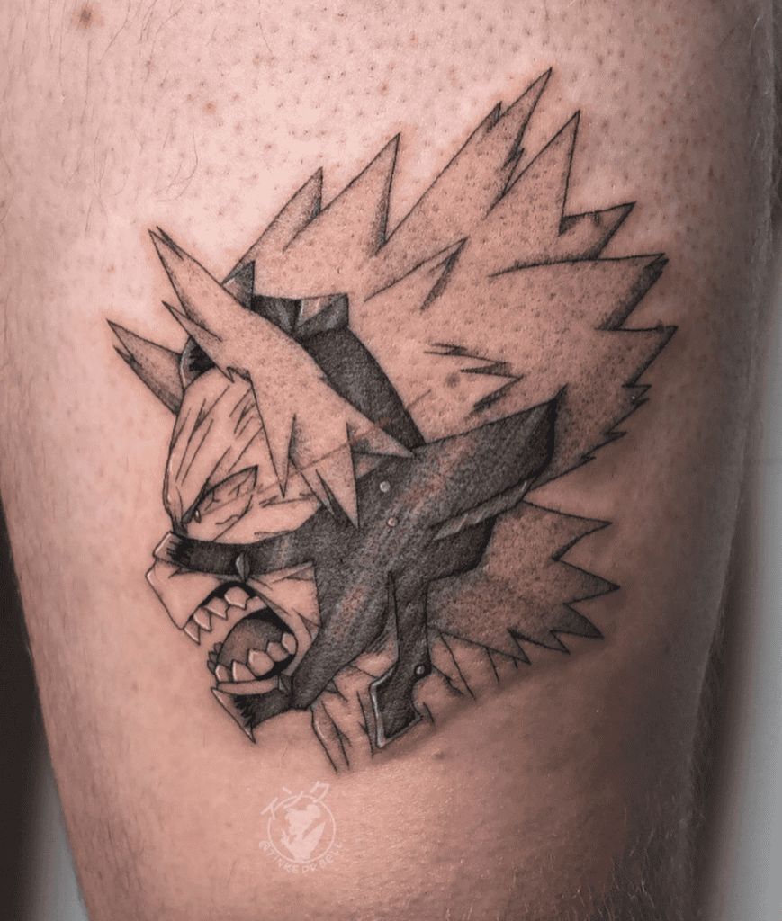 Eijiro Kirishima Fierce My Hero Academia Tattoo