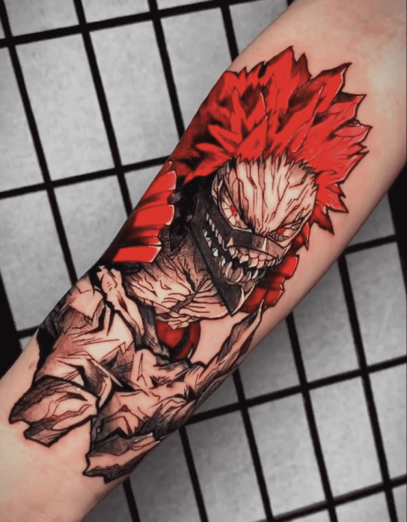 Eijiro Kirishima Harden My Hero Academia Tattoo