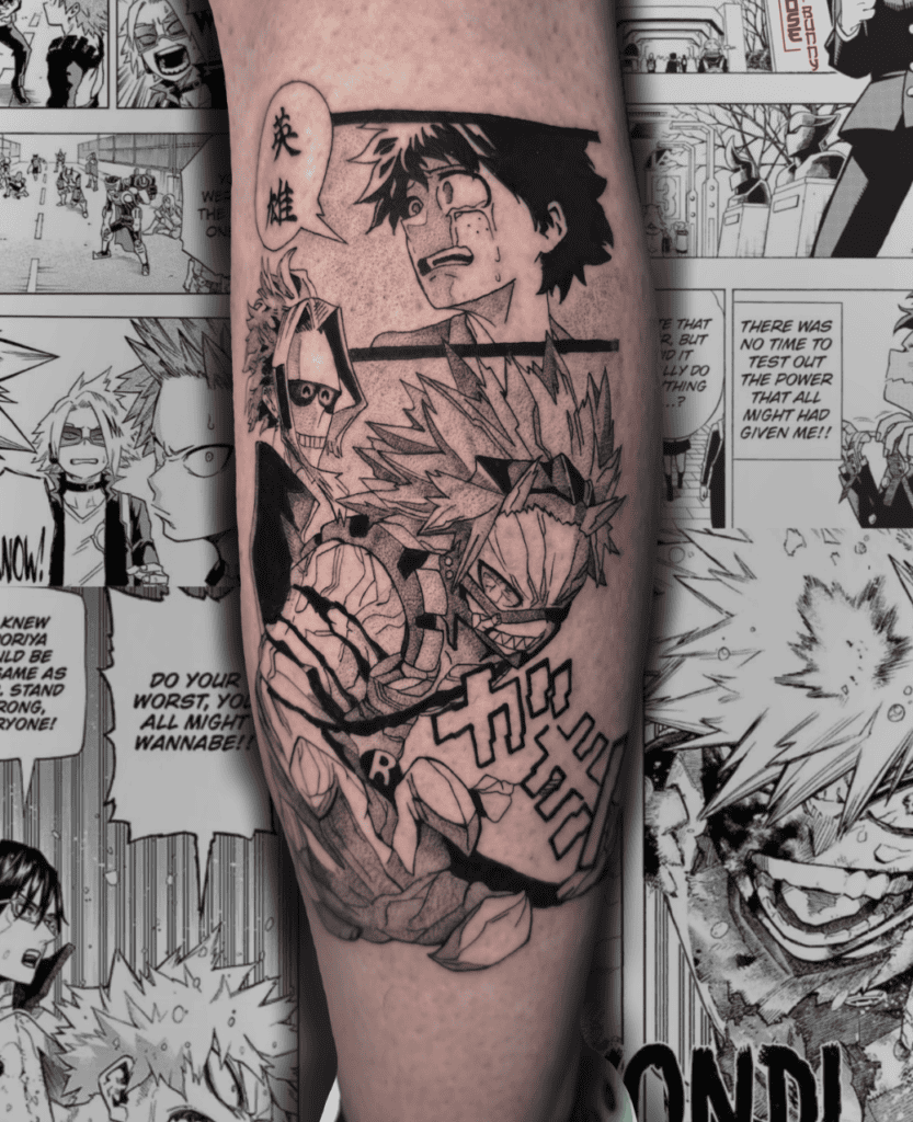 Eijiro Kirishima Manga My Hero Academia Tattoo