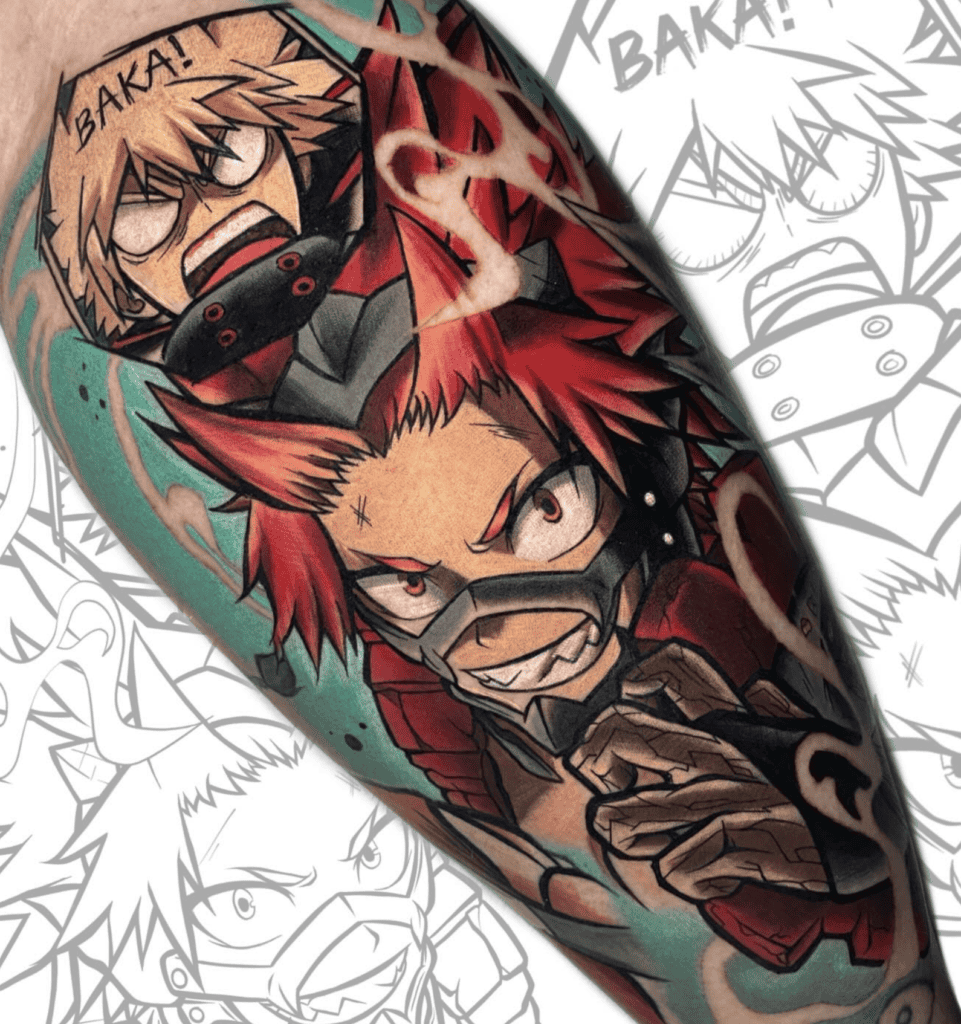 Eijiro Kirishima My Hero Academia Tattoo