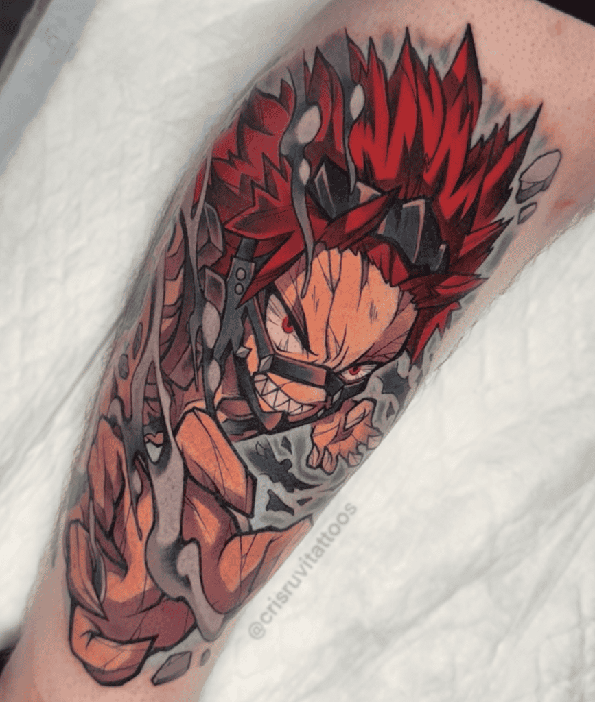 Eijiro Kirishima Pose My Hero Academia Tattoo