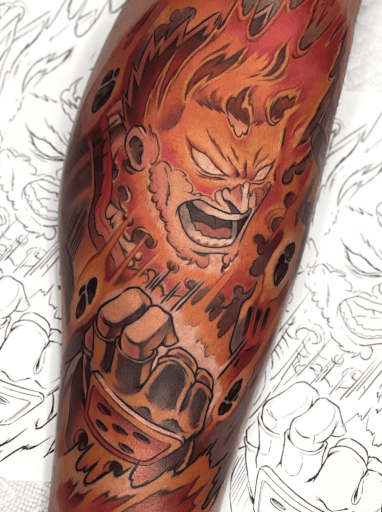 Endeavor Prominance My Hero Academia Tattoo