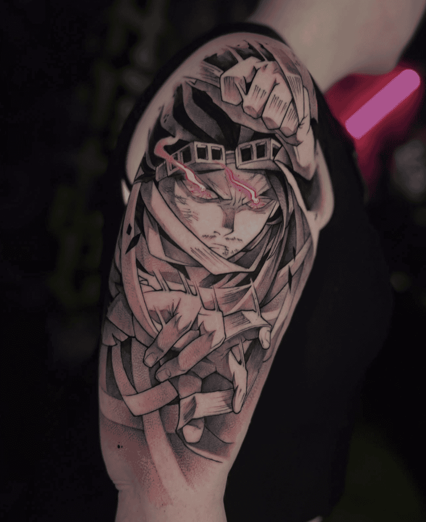 Eraser Head Action My Hero Academia Tattoo