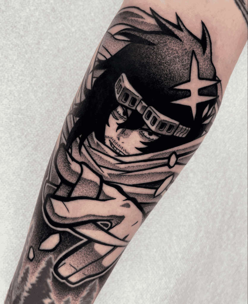Eraser Head My Hero Academia Tattoo