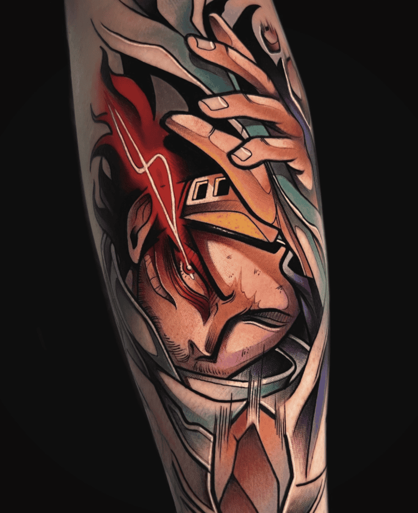 Eraser Head Power My Hero Academia Tattoo