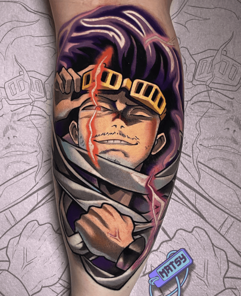 Eraser Head Quirk My Hero Academia Tattoo