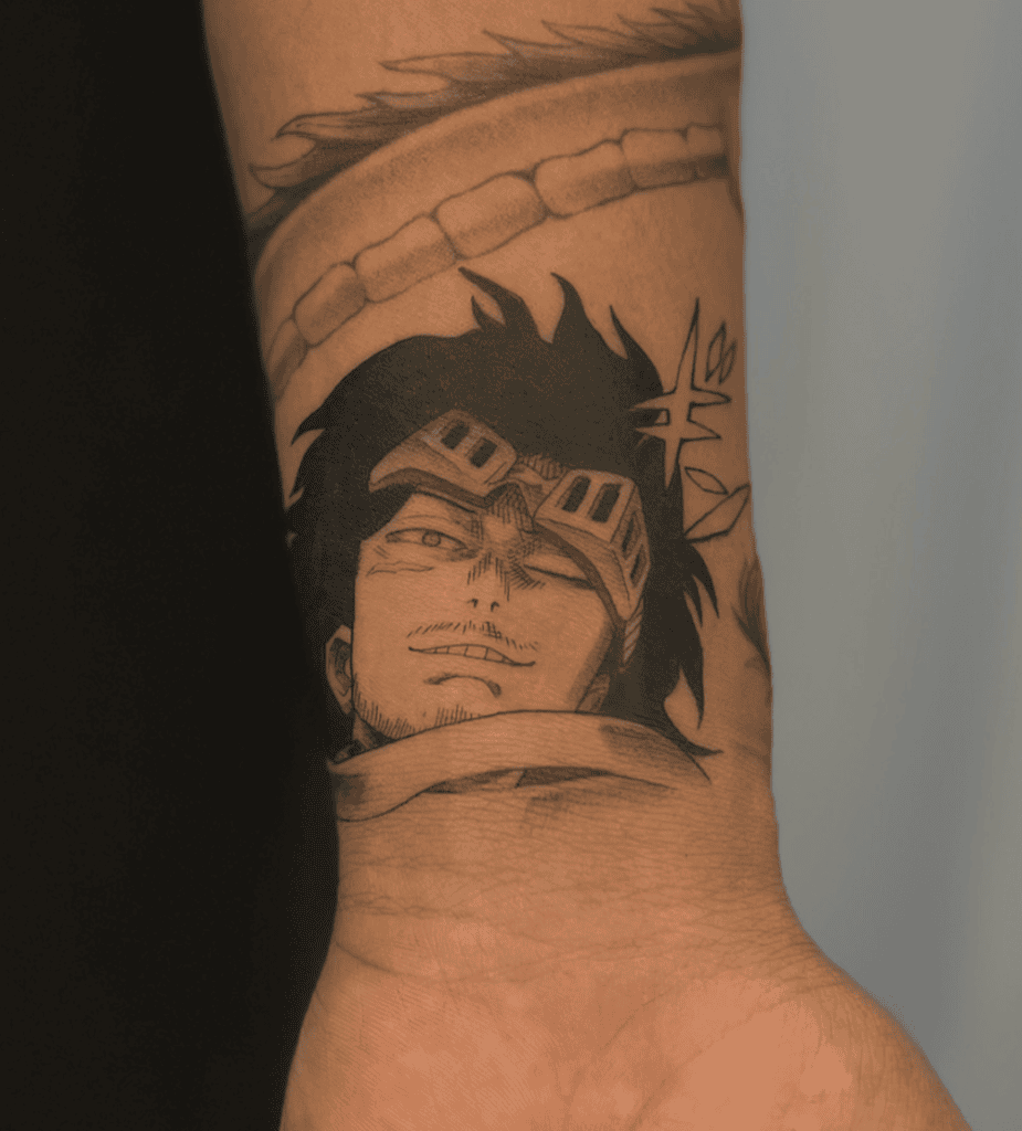 Eraser Head Wink My Hero Academia Tattoo