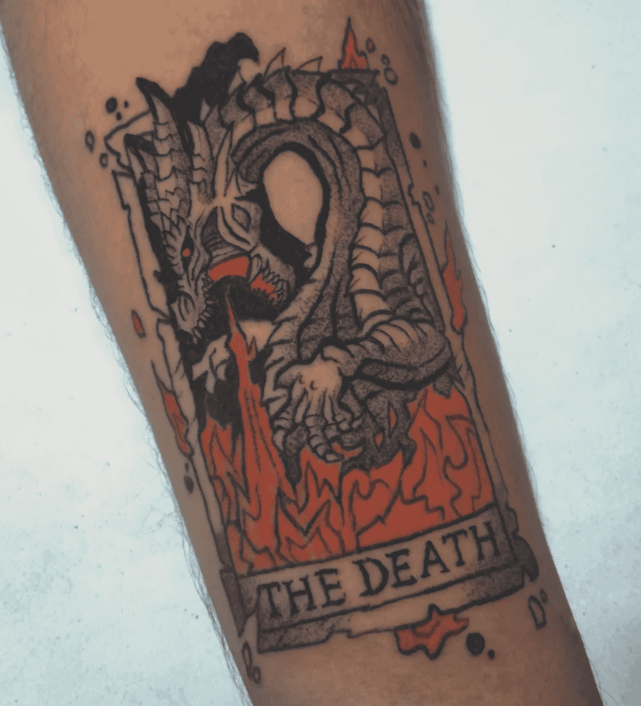 Fatalis Tarot Monster Hunter Tattoo