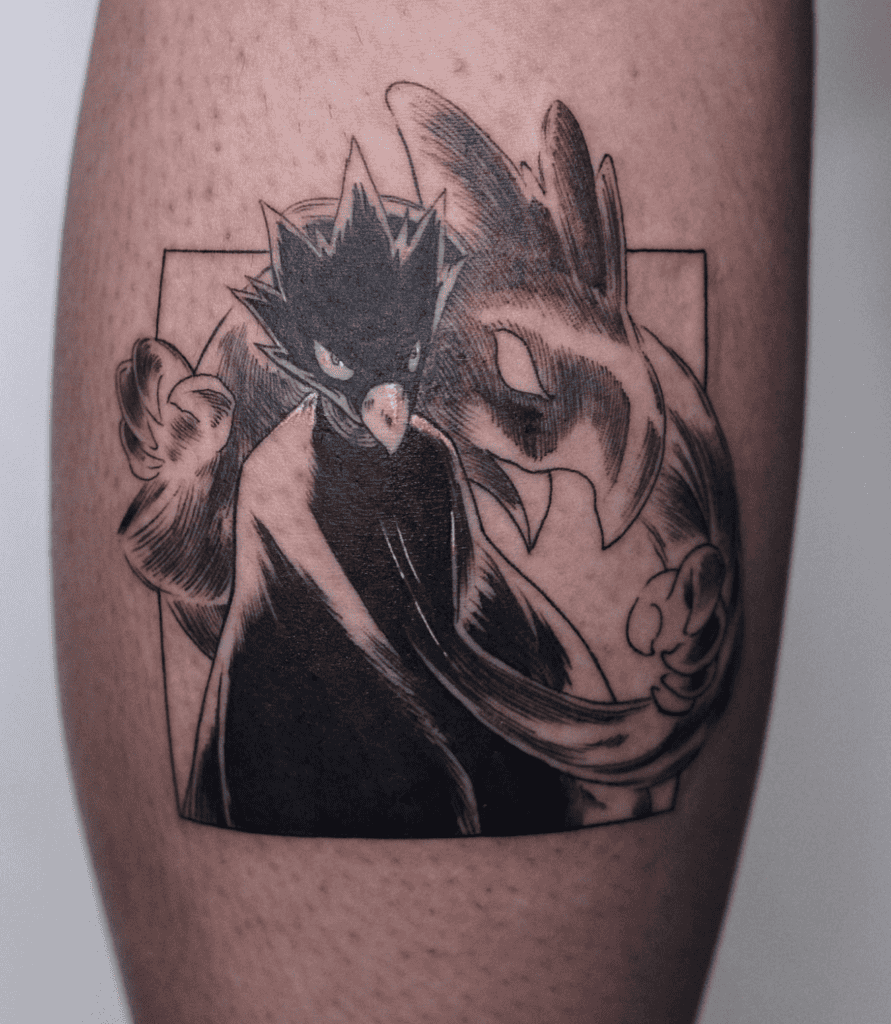 Fumikage Tokoyami Frame My Hero Academia Tattoo