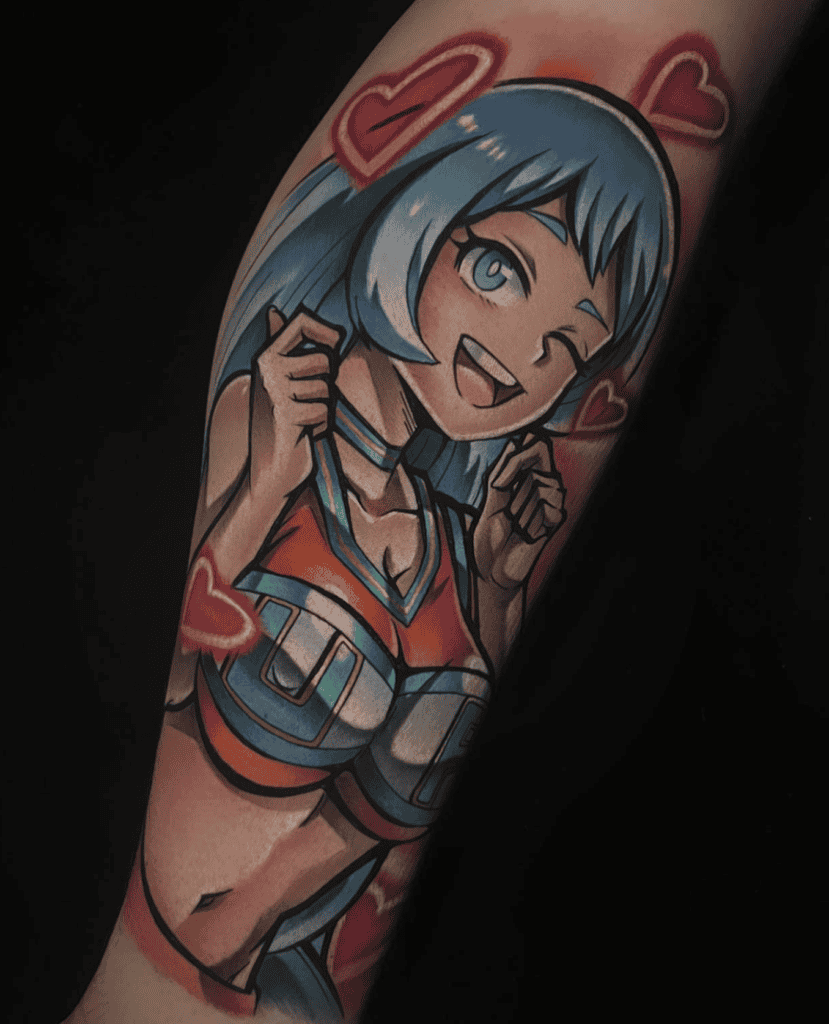 Hado Nejire Cheer My Hero Academia Tattoo