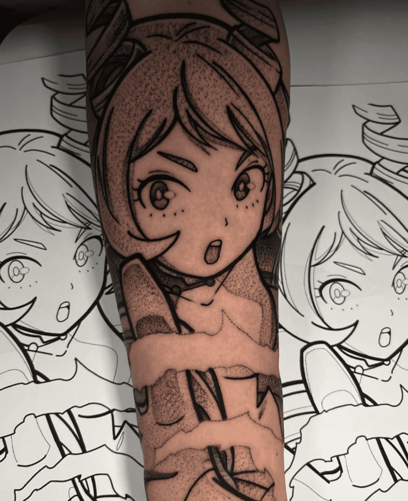 Hado Nejire My Hero Academia Tattoo