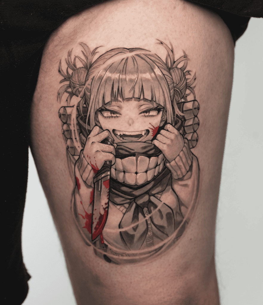 Himiko Toga Blood My Hero Academia Tattoo