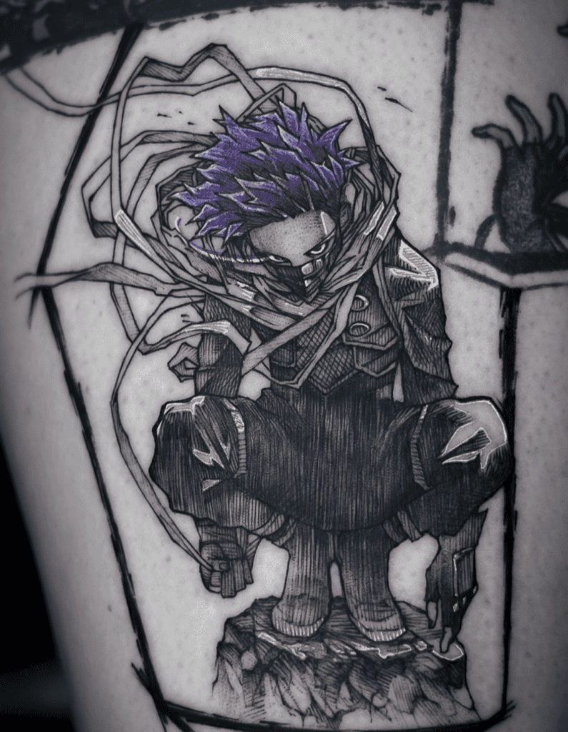 Hitoshi Shinso Crouch My Hero Academia Tattoo