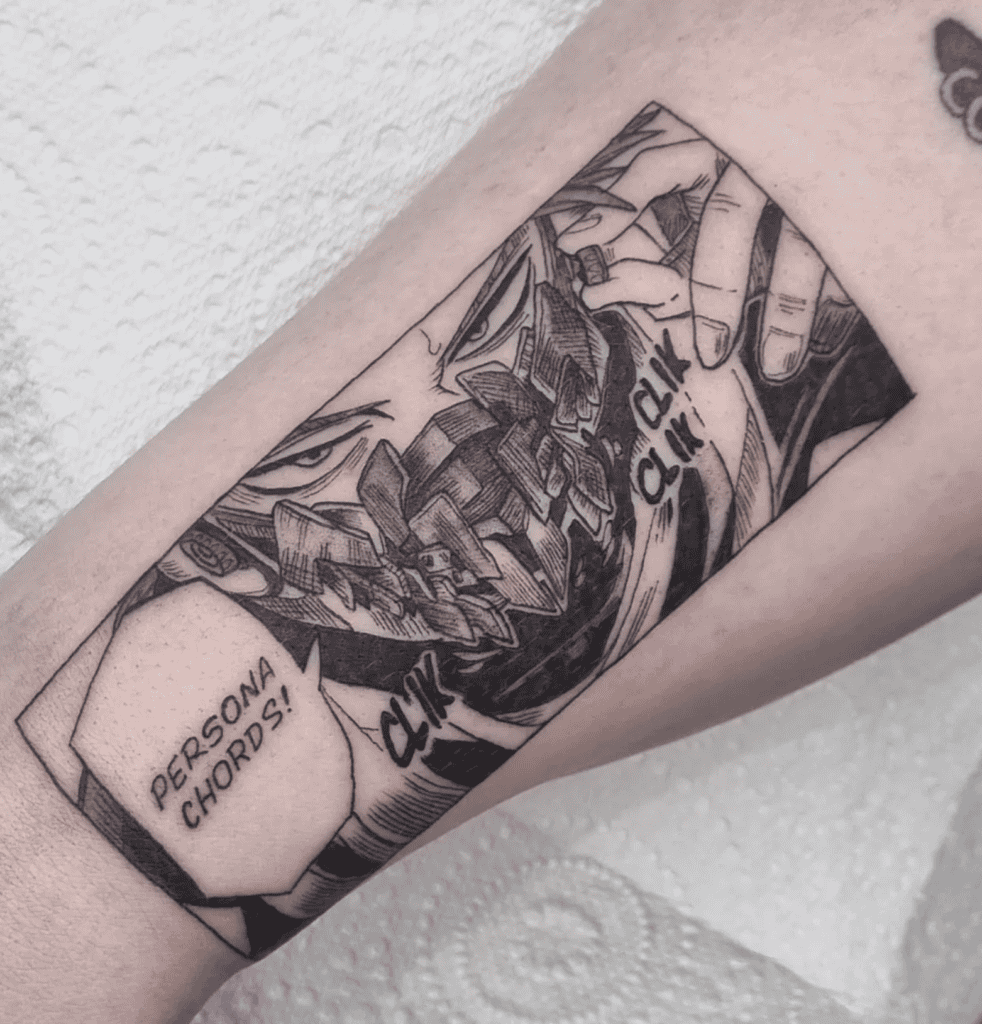 Hitoshi Shinso Frame My Hero Academia Tattoo
