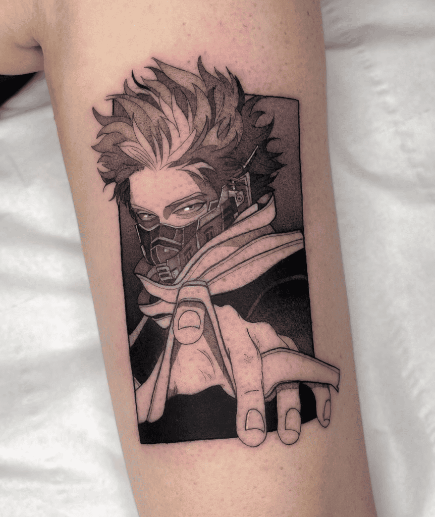 Hitoshi Shinso Point My Hero Academia Tattoo