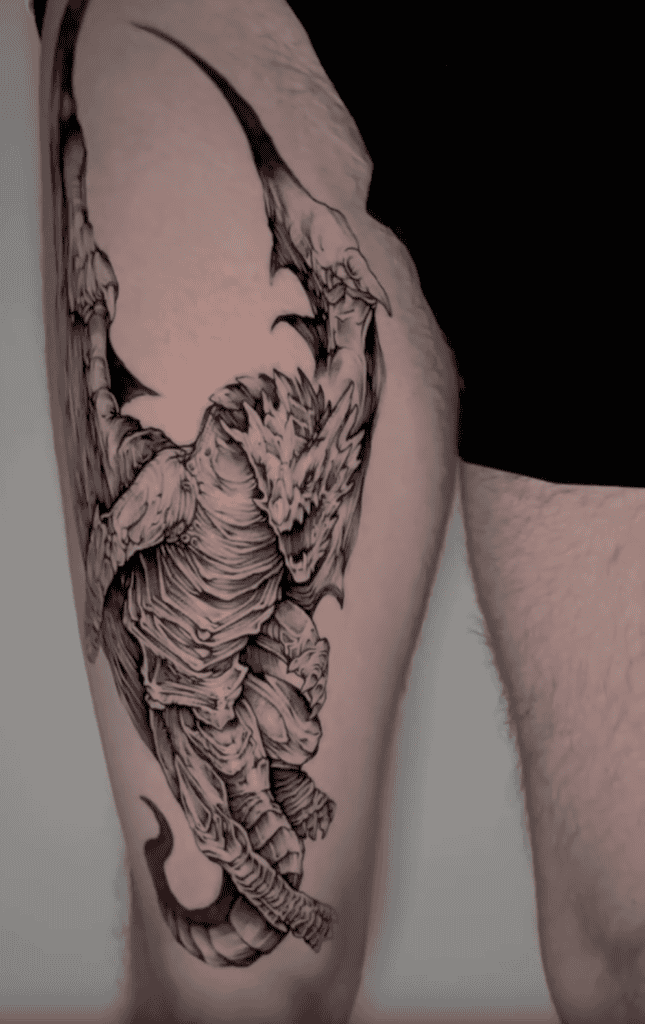Kushala Daora Fly Monster Hunter Tattoo