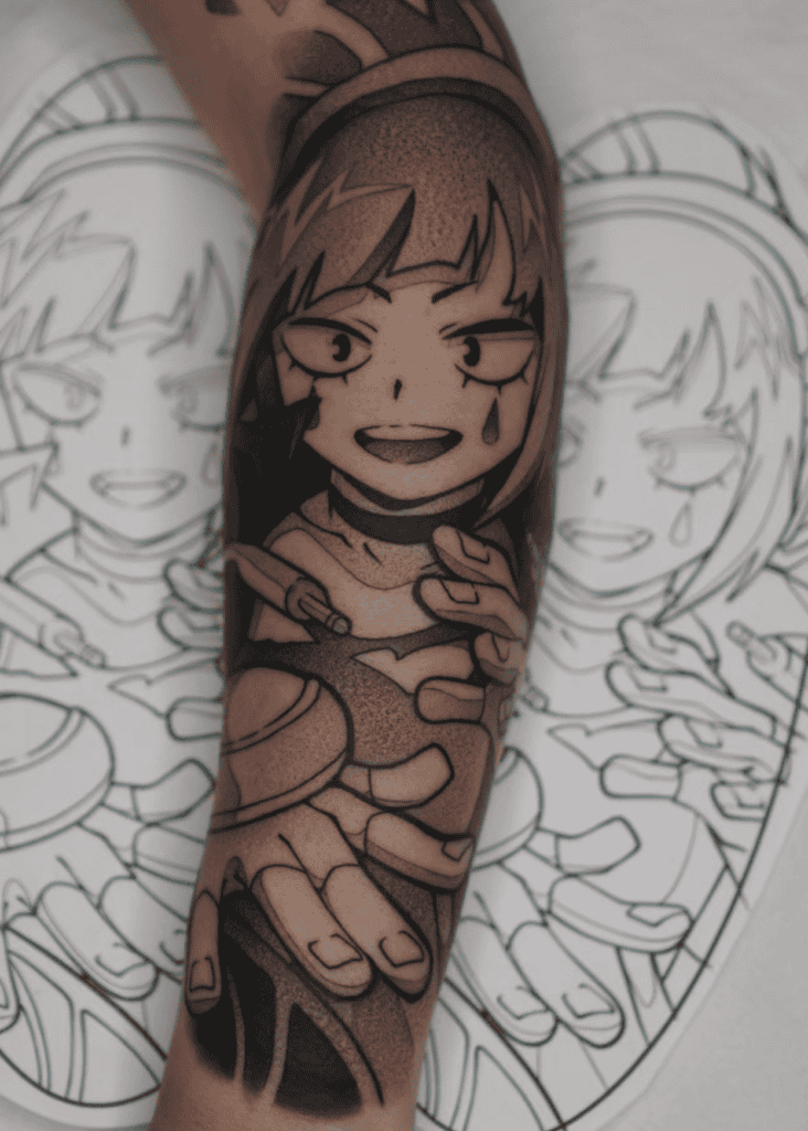 Kyoka Jiro Smile My Hero Academia Tattoo
