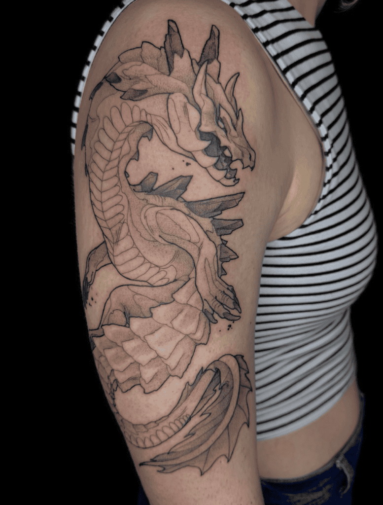 Lagiacrus Hunt Monster Hunter Tattoo