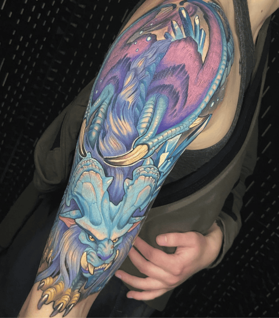 Lunastra Fire Monster Hunter Tattoo