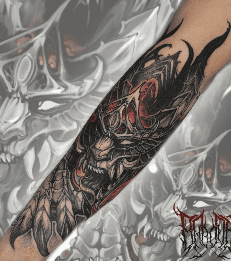 Magnamalo Hunt Monster Hunter Tattoo