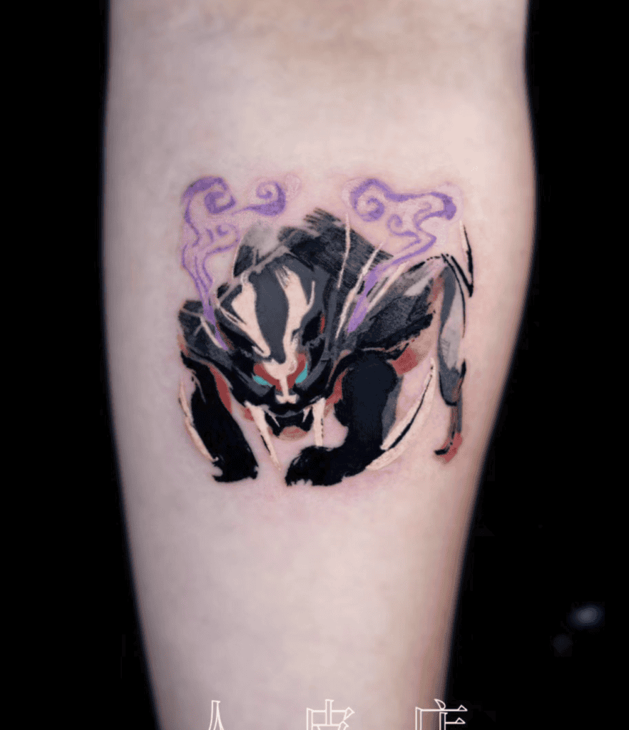 Magnamalo Paint Monster Hunter Tattoo